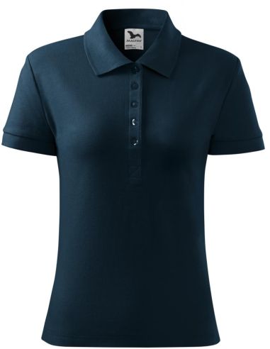 Polokošeľa dámska Cotton Heavy 216 tmavomodrá