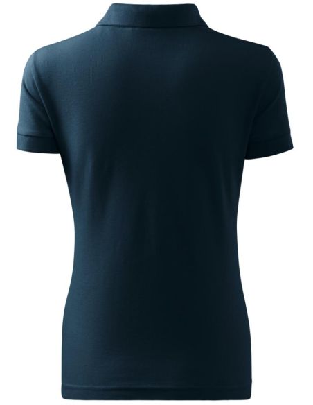 Polokošeľa dámska Cotton Heavy 216 tmavomodrá