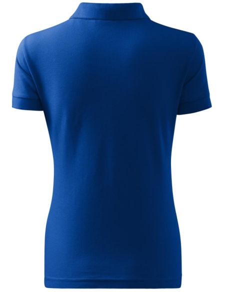 Polokošeľa dámska Cotton Heavy 216 kráľovská modrá