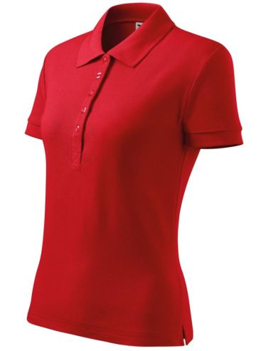 Polokošeľa dámska Cotton Heavy 216 červená