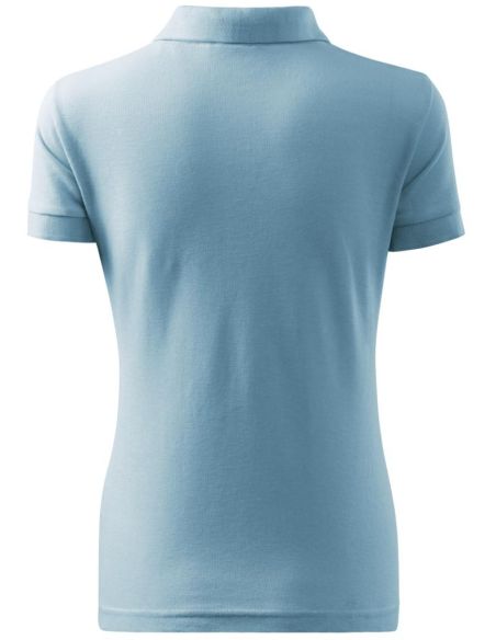 Polokošeľa dámska Cotton Heavy 216 nebeská modrá