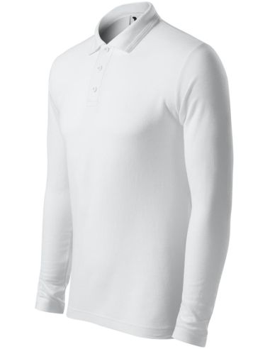 Polokošeľa pánska Pique Polo LS 221 biela