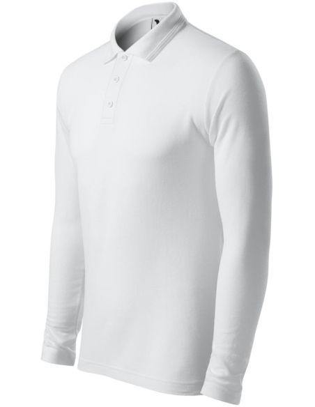 Polokošeľa pánska Pique Polo LS 221 biela