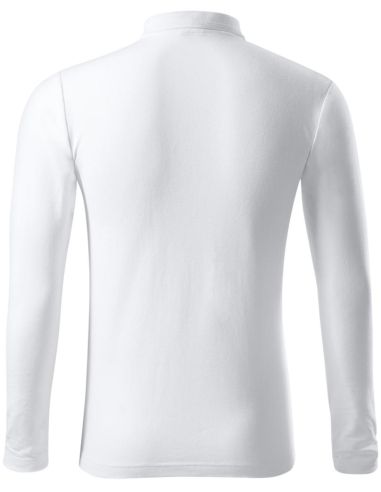 Polokošeľa pánska Pique Polo LS 221 biela