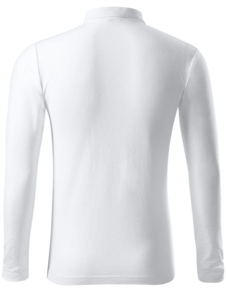 Polokošeľa pánska Pique Polo LS 221 biela
