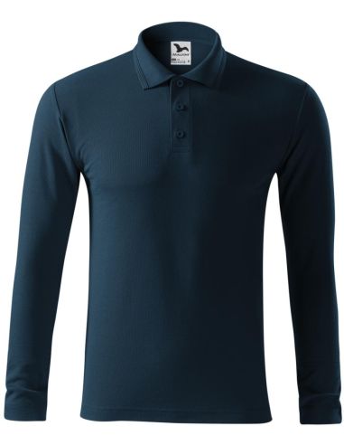 Polokošeľa pánska Pique Polo LS 221 tmavomodrá