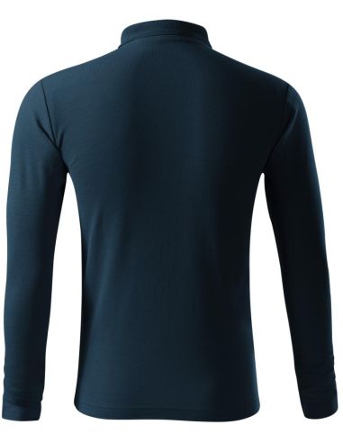 Polokošeľa pánska Pique Polo LS 221 tmavomodrá