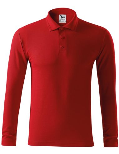 Polokošeľa pánska Pique Polo LS 221 červená