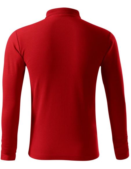 Polokošeľa pánska Pique Polo LS 221 červená