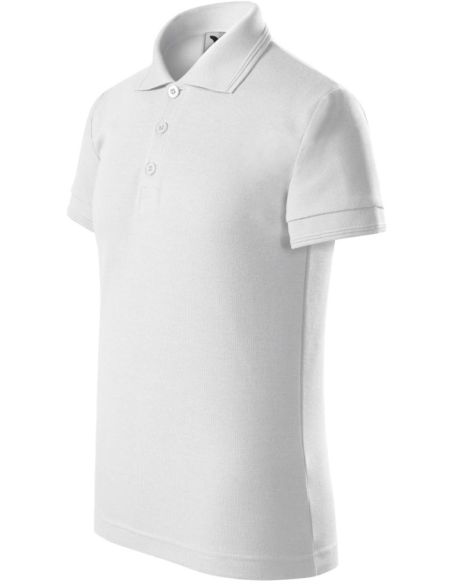 Polokošeľa detská Pique Polo 222 biela