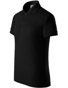 Polokošeľa detská Pique Polo 222 čierna