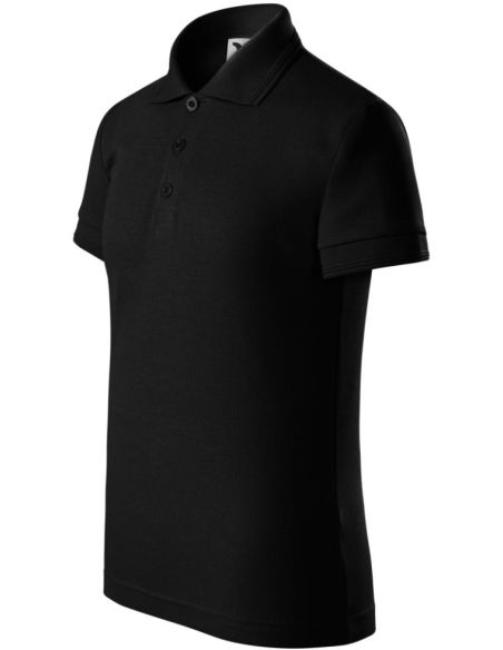 Polokošeľa detská Pique Polo 222 čierna