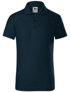 Polokošeľa detská Pique Polo 222 tmavomodrá 2