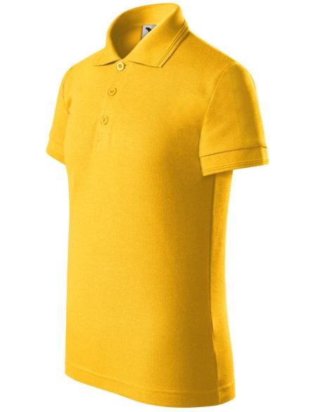 Polokošeľa detská Pique Polo 222 žltá