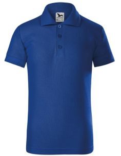Polokošeľa detská Pique Polo 222 kráľovská modrá 2