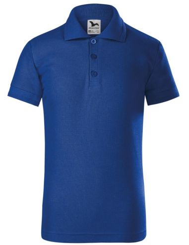 Polokošeľa detská Pique Polo 222 kráľovská modrá