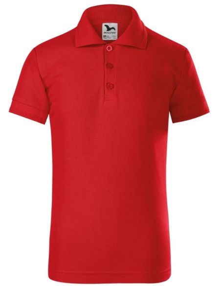Polokošeľa detská Pique Polo 222 červená