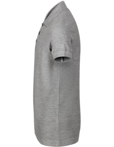 Polokošeľa detská Pique Polo 222 tmavosivý melír