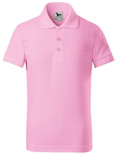 Polokošeľa detská Pique Polo 222 ružová