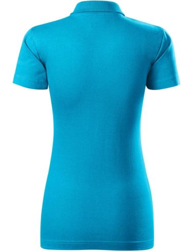 Polokošeľa dámska Single J. 223 tyrkysová