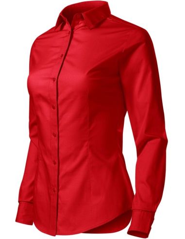 Košeľa dámska Style LS 229 červená