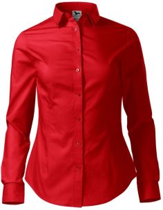 Košeľa dámska Style LS 229 červená 2