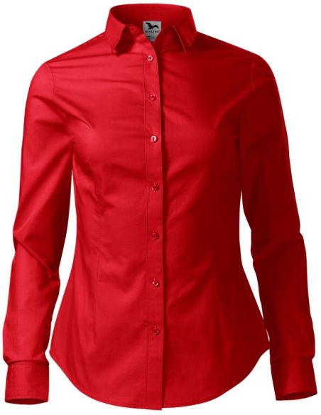 Košeľa dámska Style LS 229 červená