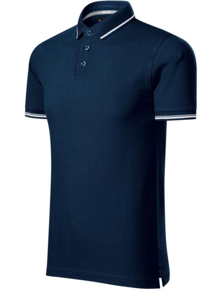 Polokošeľa pánska Perfection plain 251 tmavomodrá