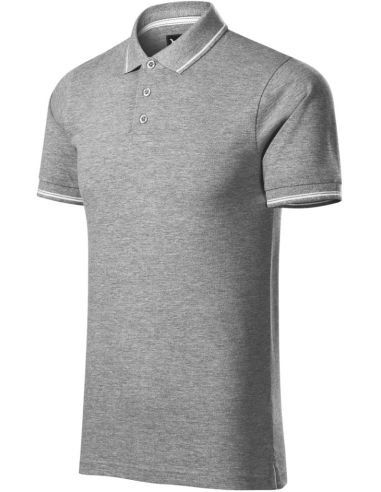 Polokošeľa pánska Perfection plain 251 tmavosivý melír