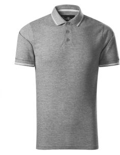 Polokošeľa pánska Perfection plain 251 tmavosivý melír 2