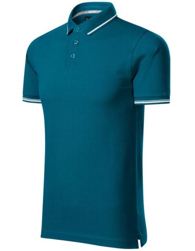 Polokošeľa pánska Perfection plain 251 petrol blue