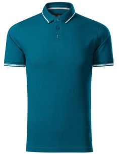 Polokošeľa pánska Perfection plain 251 petrol blue 2