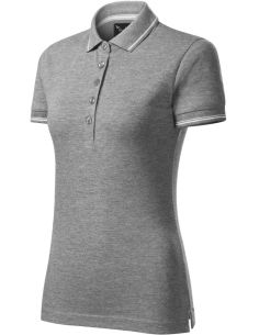 Polokošeľa dámska Perfection plain 253 tmavosivý melír