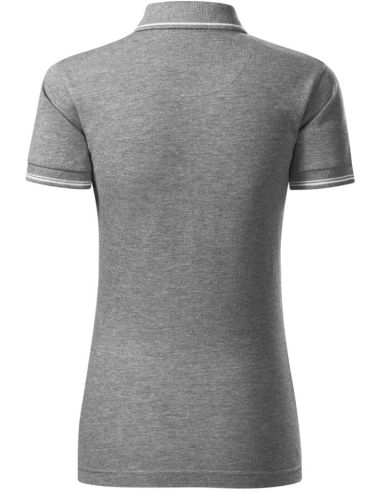 Polokošeľa dámska Perfection plain 253 tmavosivý melír
