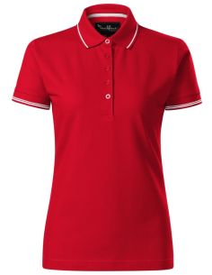 Polokošeľa dámska Perfection plain 253 formula red 2