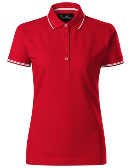 Polokošeľa dámska Perfection plain 253 formula red