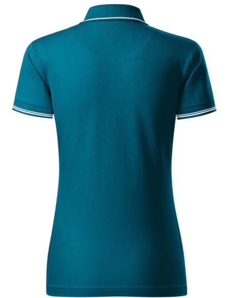 Polokošeľa dámska Perfection plain 253 petrol blue