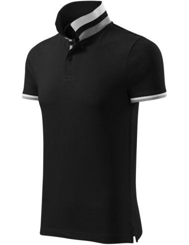 Polokošeľa pánska Collar Up 256 čierna