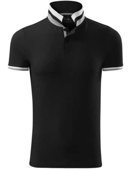Polokošeľa pánska Collar Up 256 čierna