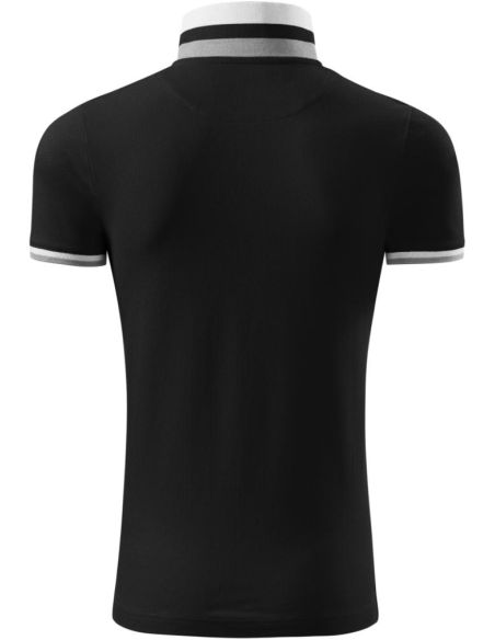 Polokošeľa pánska Collar Up 256 čierna