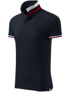 Polokošeľa pánska Collar Up 256 dark navy