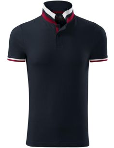 Polokošeľa pánska Collar Up 256 dark navy 2