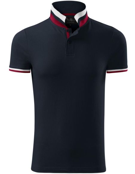 Polokošeľa pánska Collar Up 256 dark navy