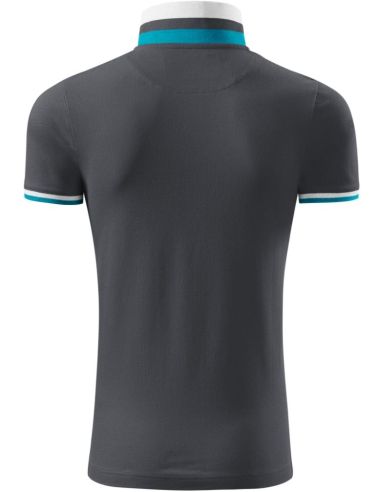 Polokošeľa pánska Collar Up 256 light anthracite