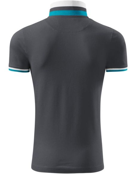 Polokošeľa pánska Collar Up 256 light anthracite