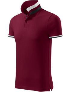 Polokošeľa pánska Collar Up 256 garnet