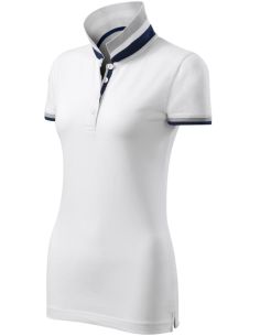 Polokošeľa dámska Collar Up 257 biela