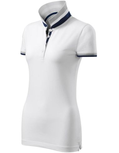 Polokošeľa dámska Collar Up 257 biela