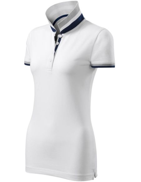 Polokošeľa dámska Collar Up 257 biela