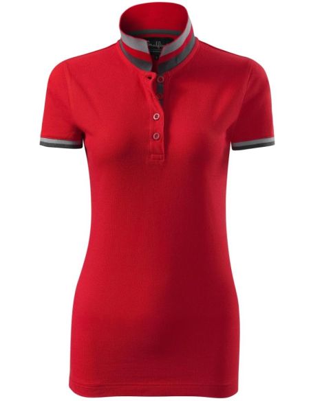 Polokošeľa dámska Collar Up 257 formula red